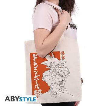 DRAGON BALL SUPER - Stofftasche "Goku" Schützen Sie Ihre Zugehörigkeit wie ein echter Super Saiyajin wie Son Goku mit dieser Stofftasche von ABYstyle!